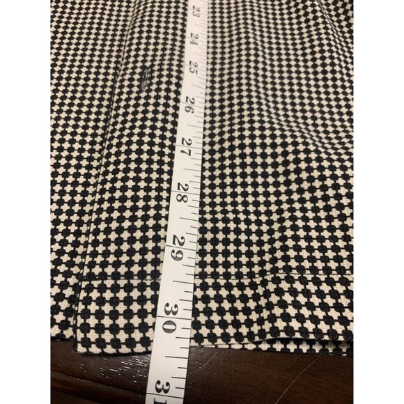 Vintage Silk Houndstooth Button Up Shirt Size XXL - Picture 8 of 10